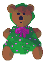 Bear in dresses