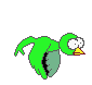 Green bird