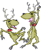 Reindeers dance