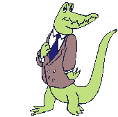 Business alligator