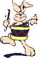 Drummer rabbit