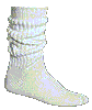 White sock