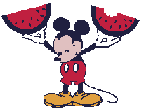 Mickey with mellons