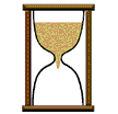 Hourglass rotates