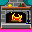 Small fireplace
