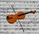 Violin on notes