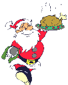 Santa turkey
