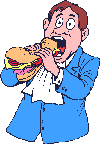 Man eats sandwich 2