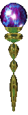 Wand with orb
