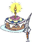 Cake and knife