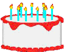 Cake many candles