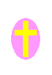 Egg with cross