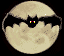 Bat and moon - Click image to download.