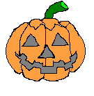 lighted smiling pumpkin