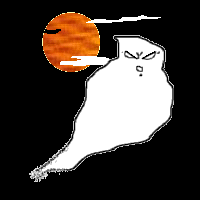 Ghost moon - Click image to download.