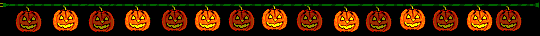 Line of pumpkins 2