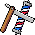 Pole and razor