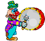 Drummer clown