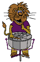 Drummer lion