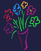 Neon bouquet