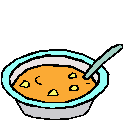 Hand in soup