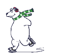 Polar bear skates