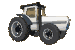 White tractor