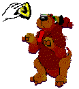 Dog eats
