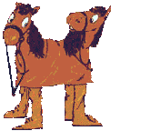 2 headed horse