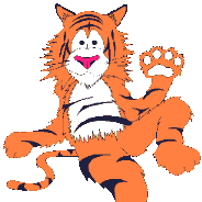 Waving tiger