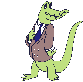 Business alligator