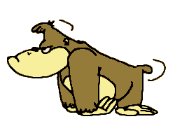 Cartoon gorilla 2