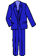 Blue suit