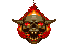 Fire skull