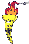 Cartoon torch