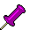 Purple pin