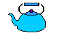 Blue kettle
