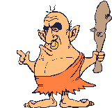 Caveman with club