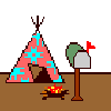 Teepee smoke