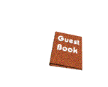 Brown guestbook