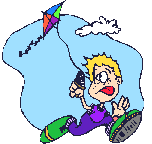Boy with kite