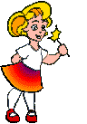 Girl with sparkler