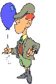 Man with balloon