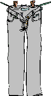 Pants dry