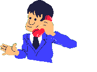 Busy salesman