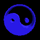 Blue yin-yang 2