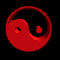 Red yin-yang