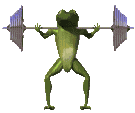 Frog Weightlifter