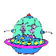 UFO with hand